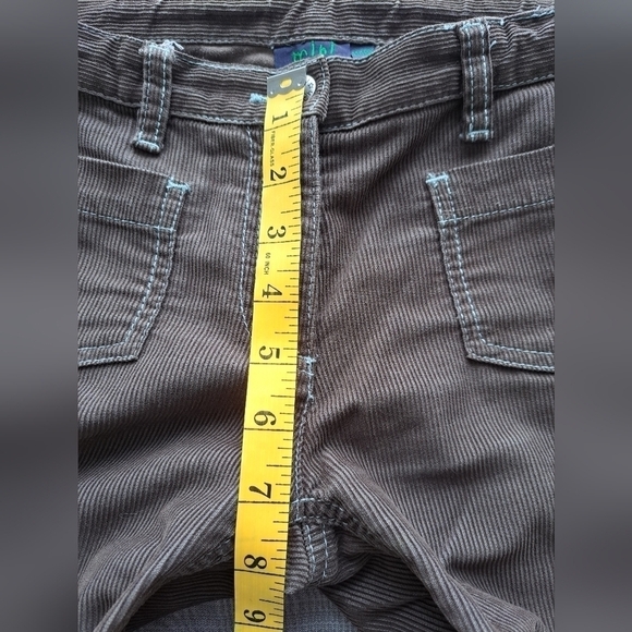 Mini Boden brown Patchwork corduroy flowers girls pants size 11-12Y - Picture 15 of 16